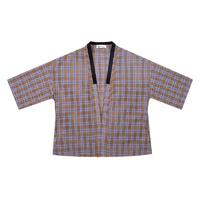 重回汉唐 改良 汉服 子归 男女款直领对襟衫 MF125 靛青色 M
