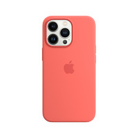 Apple 苹果 iPhone 13 Pro 硅胶手机壳 柚粉色