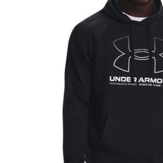 UNDER ARMOUR 安德玛 Rival Lock Up 男子运动卫衣 1366724-001 黑色 L