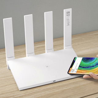 HUAWEI 华为 AX3Pro 3000M 家用千兆无线路由器 Wi-Fi 6 白色+2米千兆网线