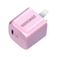 Zendure 征拓 Super Port 小宝石 手机充电器 Type-C 33W+Type-C转Lightning 数据线 PVC 1.2m 樱语粉 线充套装