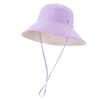 Beneunder 蕉下 穹顶系列 男女款双面渔夫帽 4897051967378 经典款 魅紫色/米色