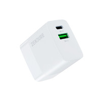 Zendure 征拓 SuperPort 2C 手机充电器 USB-A/Type-C 30W 白色