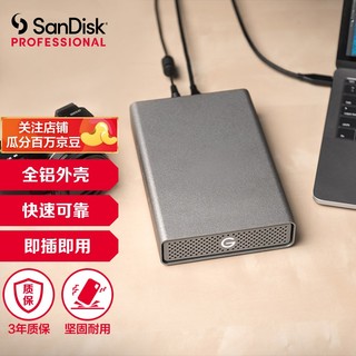 闪迪大师 极客 12TB Type-C/USB3.2 企业级桌面硬盘 G-Drive 3.5英寸高速稳定可为兼容笔记本电脑充电外置硬盘