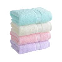 GRACE 洁丽雅 W1710 毛巾套装 4条装 72*33cm 79g 红+紫+米+绿