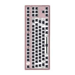 FL·ESPORTS 腹灵 MK870 87键 有线机械键盘套件 粉色 RGB