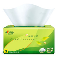 心相印 茶语丝享系列 抽纸 3层*130抽*2包(190*132mm)