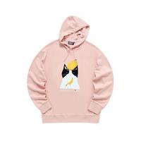 FILA 斐乐 Pepe Shimada联名款 中性运动卫衣 F11U133295F-PK 沙皮粉 XS