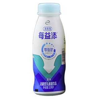 yili 伊利 每益添 活菌型乳酸菌饮品 原味 330ml*5瓶