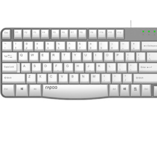 RAPOO 雷柏 X125S 有线键鼠套装 白色