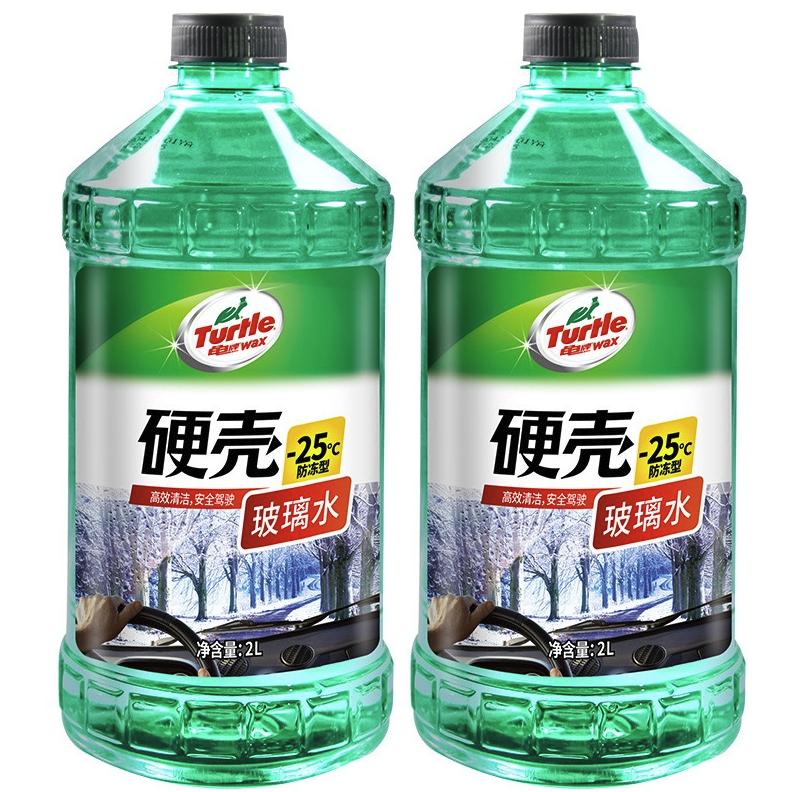 Turtle Wax 龟牌 硬壳 G-4092DA 液体玻璃水 -25℃ 2L*2瓶