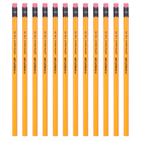 STAEDTLER 施德楼 134-2B 六角杆铅笔 带橡皮款 2B 12支装