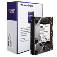 Western Digital 西部数据 紫盘系列 3.5英寸 监控级硬盘 6TB（PMR、5400rpm、64MB）WD60PURX