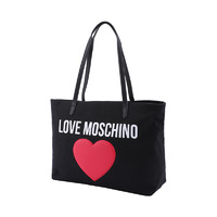 MOSCHINO 莫斯奇诺 女士手提托特包 JC4330PP07KV 黑色 中号