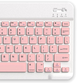 MEBAO 猛豹 M1 78键 蓝牙无线薄膜键盘 粉色 无光
