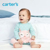 Carter's 孩特 Carters婴儿连体衣长袖哈衣秋冬保暖爬爬服男女宝宝摇粒绒外出服