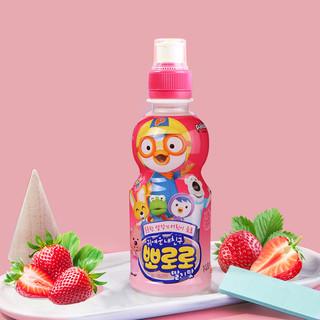 Pororo 啵乐乐 儿童饮料 韩版 草莓味 235ml*6瓶