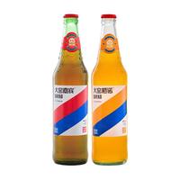 大窑 碳酸饮料 2口味 520ml*12瓶(大窑嘉宾520ml*6瓶+大窑橙诺520ml*6瓶)