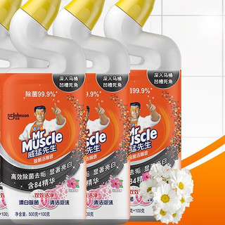 Mr Muscle 威猛先生 除菌洁厕液 600g*2瓶 淡雅花香