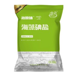 HAIWAN 海湾 加碘食用盐巴海盐 350g*7袋