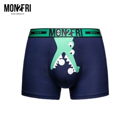 MON2FRI 1件盒装内裤男mon2fri印花平角裤莫代尔弹性卡通潮流