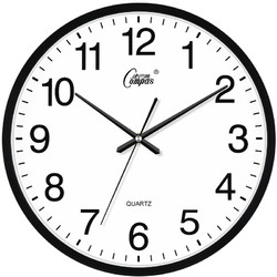 Compas 康巴丝 挂钟客厅钟表简约北欧时尚家用时钟挂表现代创意个性石英钟