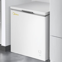 Midea 美的 143升  冰柜低霜家用囤货小冷柜 冷藏冷冻转换 一级能效母婴母乳小冰箱