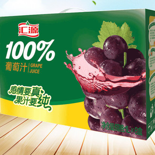 汇源 100%葡萄汁 1L*6盒