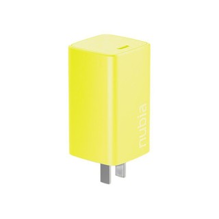 nubia 努比亚 Candy 氮化镓充电器 Type-C 65W 黄色