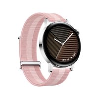 华为 HUAWEI WATCH GT3 时尚款 智能手表 42mm 钢色不锈钢表壳 粉色编织表带 (GPS、血氧)
