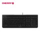 CHERRY 樱桃 KC1000有线键盘轻音办公商务家用键盘 黑色