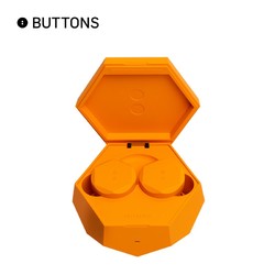 BUTTONS Air X真无线蓝牙耳机TWS主动降噪苹果安卓通用 焕日橙