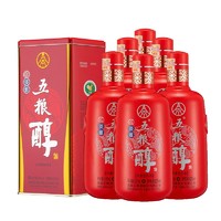 WU LIANG CHUN 五粮醇 红淡雅 42%vol 浓香型白酒 500ml*4瓶 整箱装