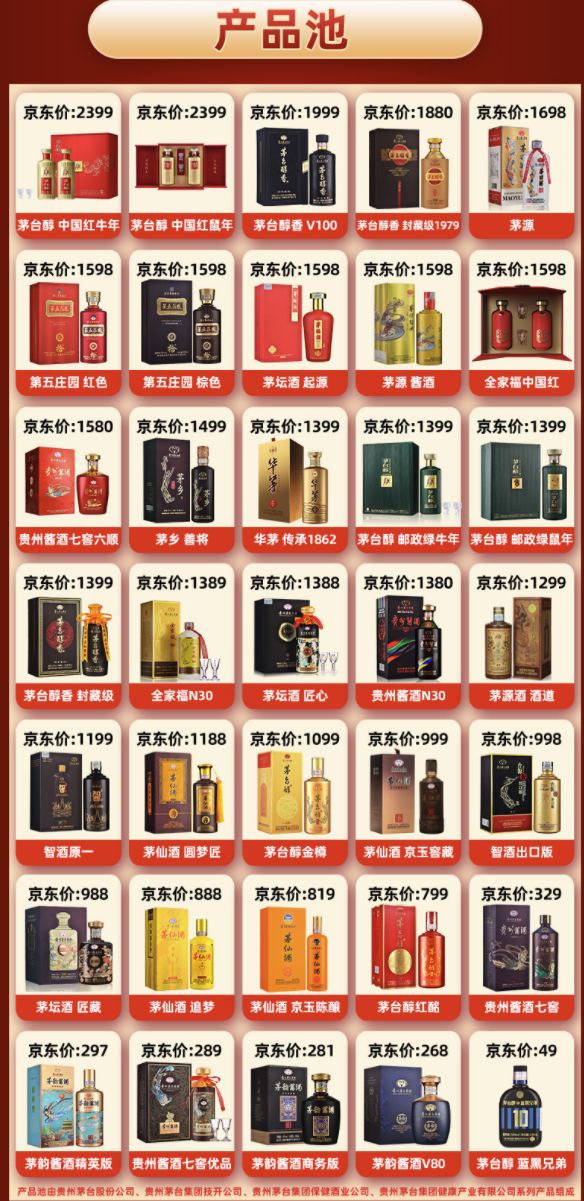 MOUTAI 茅台 创意酱酒盲盒 豪华版 3款