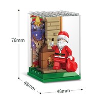 森宝积木 圣诞系列 圣诞人偶盲盒 随机单盒