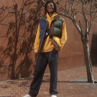 Levi's 李维斯 轻松浪系列 男士灰鸭绒拼色羽绒服 29433-0000