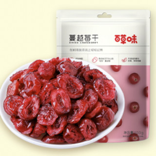 Be&Cheery 百草味 蜜饯果干组合装 440g（芒果干120g+蔓越莓干100g+无核绿葡萄干100g+山楂卷120g）