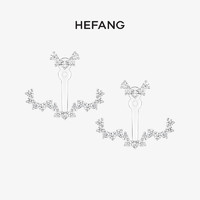 HEFANG Jewelry 何方珠宝 花边耳钉 HFG115119