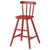 IKEA宜家 阿甘儿童餐椅 红色