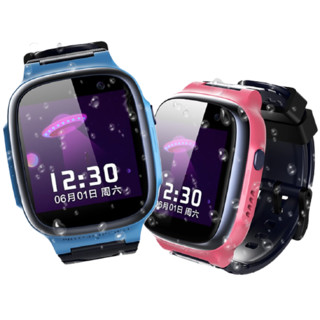 360儿童 9X Pro 4G智能手表 1.4英寸 蓝色铝合金表壳 黑色硅胶表带 (北斗、GPS)+四件赠品