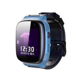 360儿童 9X Pro 4G智能手表 1.4英寸 蓝色铝合金表壳 黑色硅胶表带 (北斗、GPS)+四件赠品
