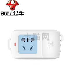 BULL 公牛 基础系列 无开关接线板插座(无线1位)-(GN-A01)