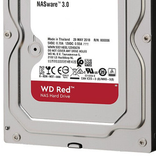 Western Digital 西部数据 WD10EFRX 3.5英寸台式机硬盘 SATA 1TB 红色