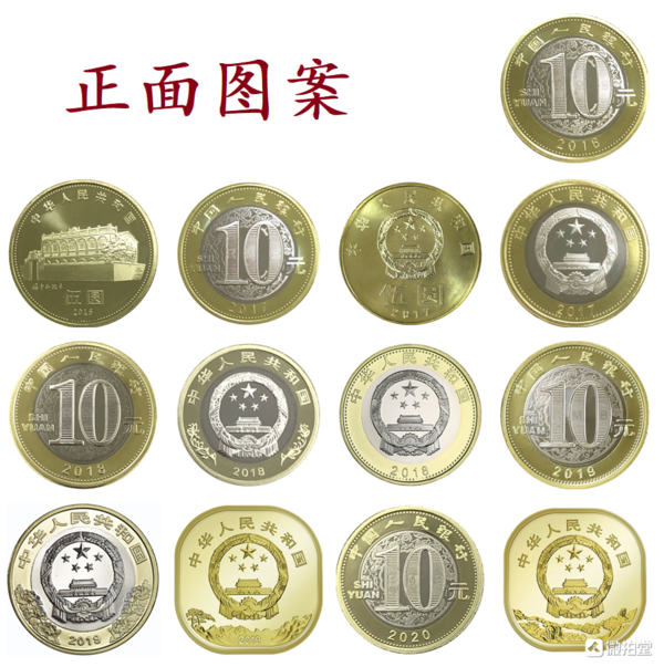2016-2020年纪念币13枚合集 纪念币大全套 收藏佳选