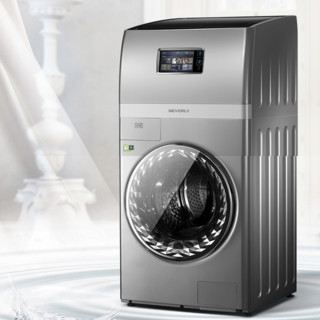 BEVERLY 比佛利 水魔方系列 BVL1FD150ITY6 冷凝式洗烘一体机 15kg 巴赫银