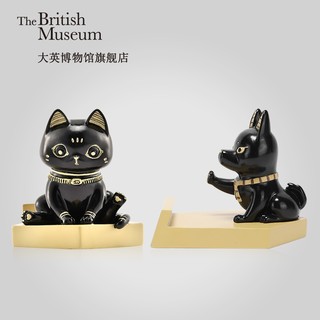 大英博物馆 可爱猫狗形摆件 5.3x5.1cm