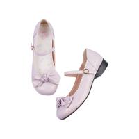 sheep puff 绵羊泡芙 Lolita洛丽塔 日系 有点圆 女士圆头低跟鞋 紫色 36