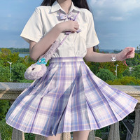 坂桥JK製服部 JK制服 女士格裙 紫梓 45cm S