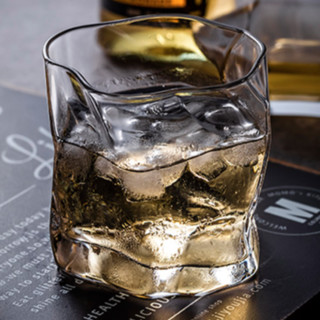 森高派 TM6X 威士忌酒杯+不锈钢冰粒 不规则款