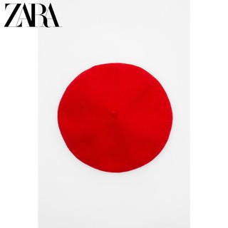 ZARA 冬季新款 女装 羊毛贝雷帽 03739214600  红色   S-M (57 cm)